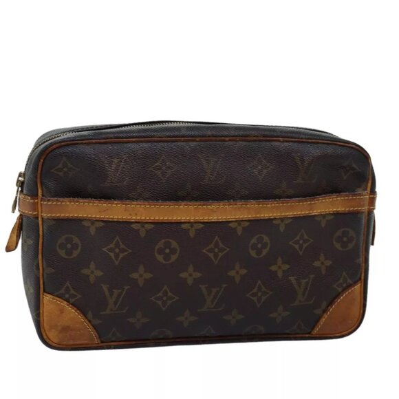 LOUIS VUITTON Monogram Compiegne 28 Clutch Bag - Picture 3 of 15